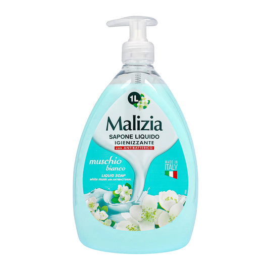 MALIZIA Skystas muilas pompoje Baltasis Muskusas 1000 ml