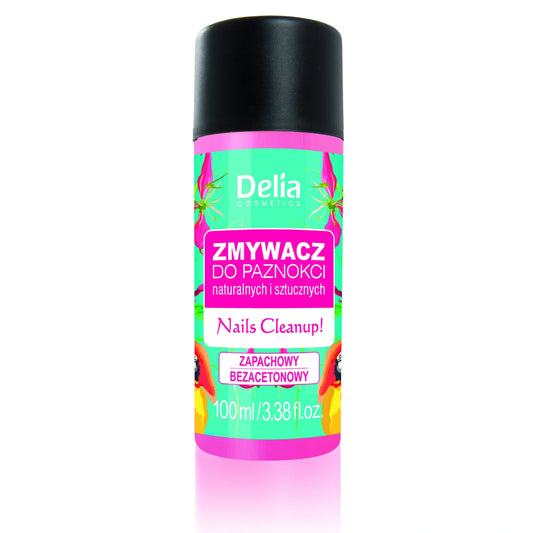 DELIA Nagų valiklis dirbtiniams ir natūraliems nagams, kvapnus, be acetono 100 ml