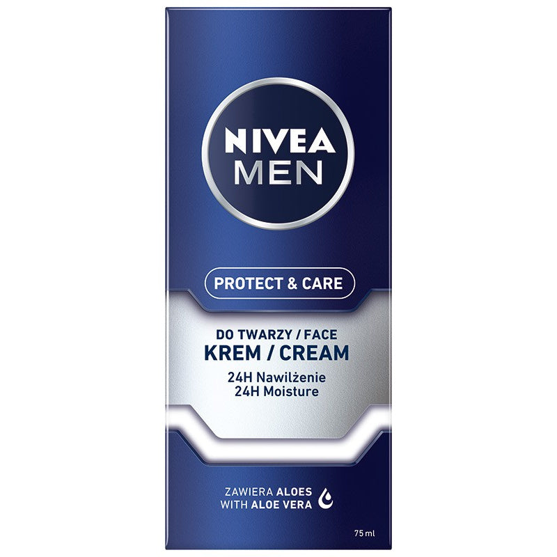 NIVEA MEN Drėkinamasis veido kremas Protect & Care 75 ml