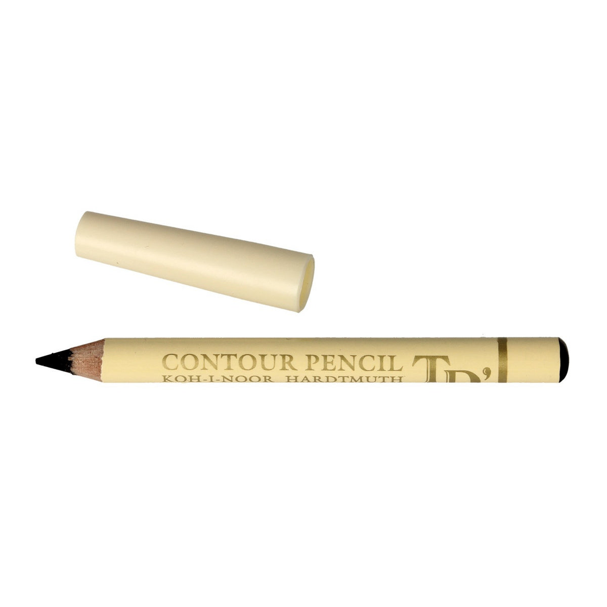 Čekiška akių pieštukas makiažui - juodas 1op.-12vnt