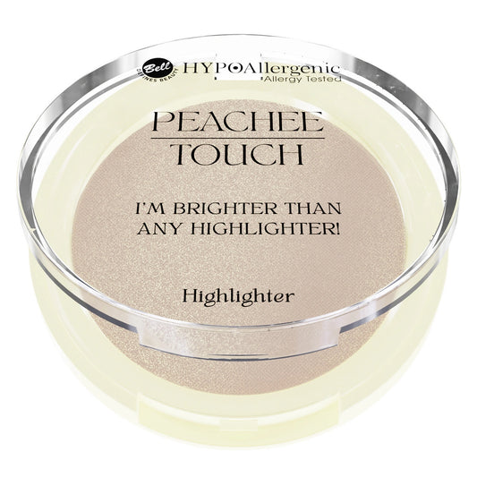 BELL HYPOAllergenic Hipoalerginis švytėjimas veidui ir kūnui Peachee Touch 6 g