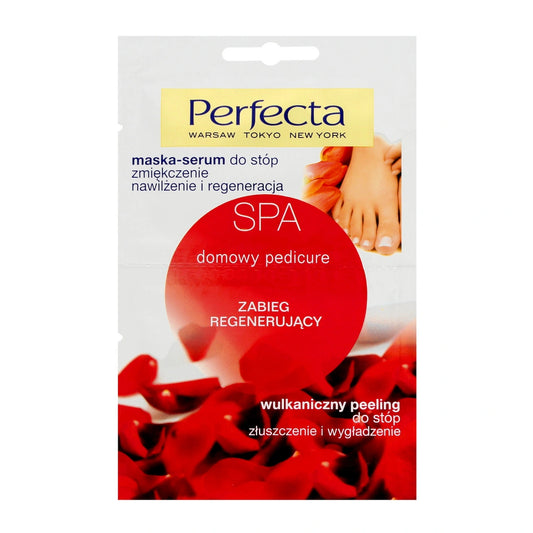 PERFECTA SPA Namų pedikiūras Maska-serumas kojoms minkštinimui, drėkinimui ir regeneracijai 1 vnt.