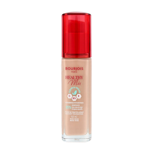 Bourjois Pagrindas veidui Healthy Mix Clean&Vegan - nr 52.5C Rose Beige 30ml
