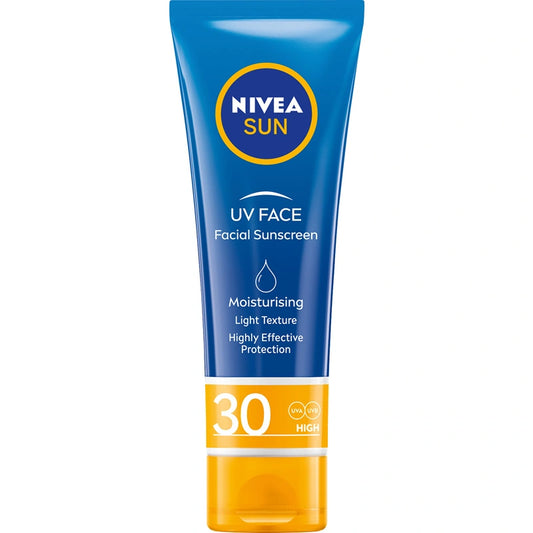 NIVEA SUN Veido apsauga nuo saulės Lengvas drėkinamasis kremas SPF30 50 ml