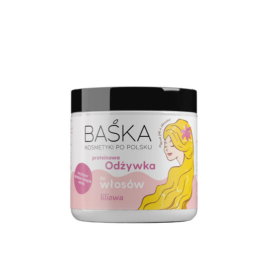 BAŚKA Emolientinė plaukų kondicionierius - lelijos 250 ml