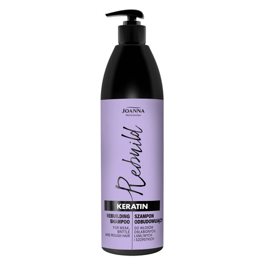 JOANNA PROFESSIONAL Keratinas šampūnas plaukams atstatantis, 1000 ml