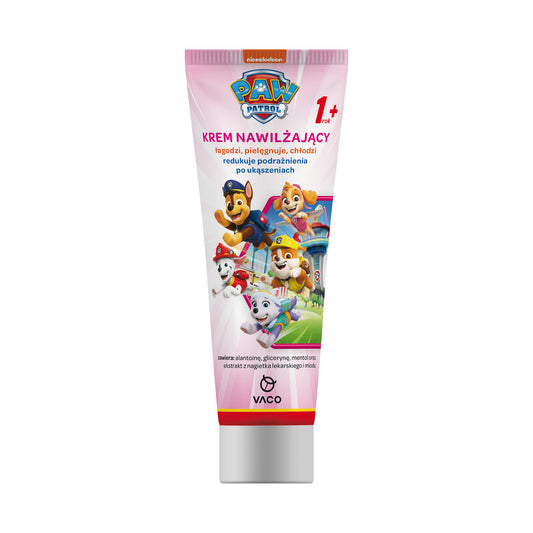 VACO Paw Patrol Drėkinamasis kremas vaikams (1+) - mažina dirginimą po vabzdžių įkandimų 80ml