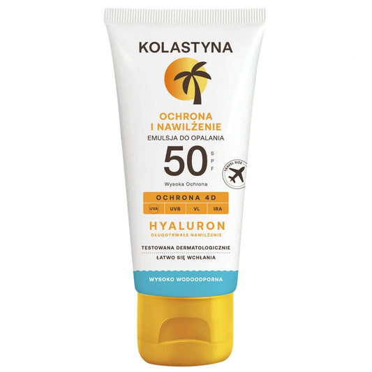 KOLASTYNA Apsauga ir drėkinimas Emulsija įdegimui SPF50+ 80 ml