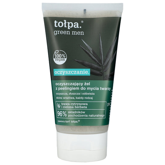 TOŁPA Green Men Gel su šveitikliu veido prausimui - valantis 150 ml