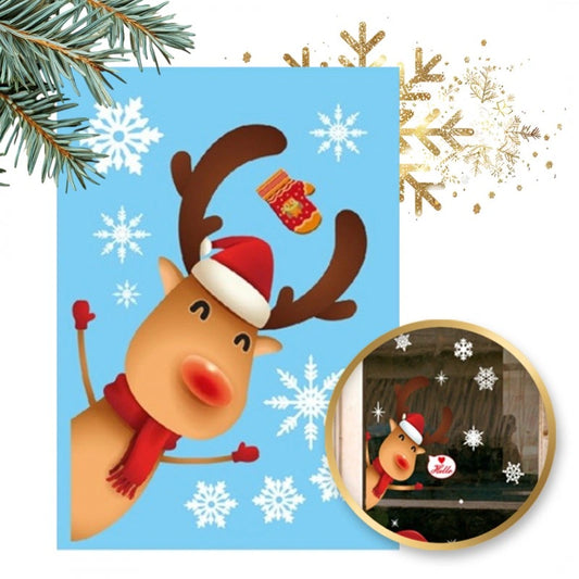 ECARLA Kalėdinės lipdukai ant lango