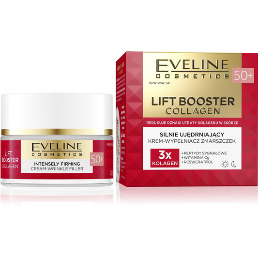 EVELINE Lift Booster Collagen 50+ Stangrinantis kremas-wypenniacz raukšlių 50 ml