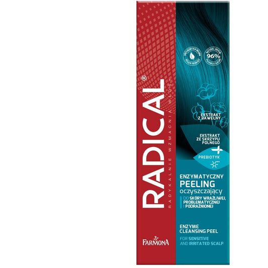 RADICAL Enzimatinis valomasis šveitiklis jautriai galvos odai 75 ml