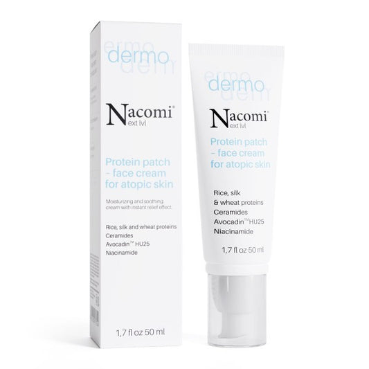 NACOMI Dermo Proteininis Pleistras-Kremas atopinei odai 50ml