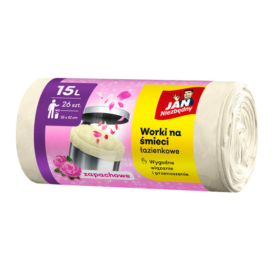 JAN NIEZBĘDNY Vonios maišeliai su spauda 15L - 26 vnt.