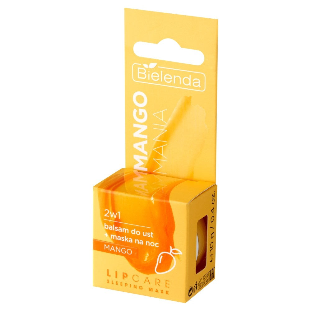BIELENDA LIP CARE Balzamas lūpoms + naktinė kaukė 2in1 Mango Mania 10g