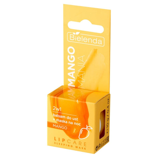 BIELENDA LIP CARE Balzamas lūpoms + naktinė kaukė 2in1 Mango Mania 10g