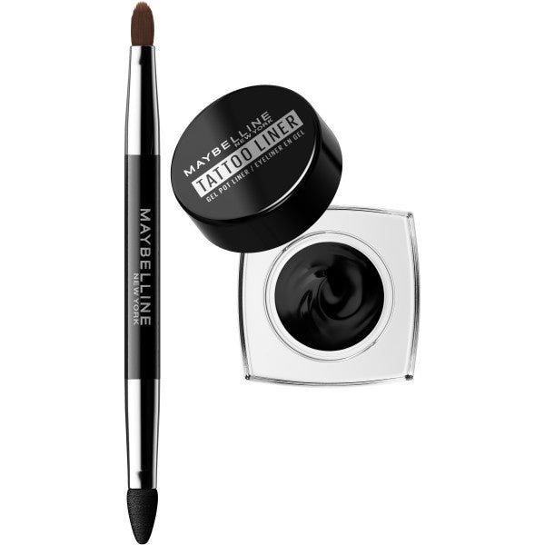 MAYBELLINE Tattoo Liner Gelinis akių kontūro pieštukas 2in1 - nr 950 Blackest Black 26g