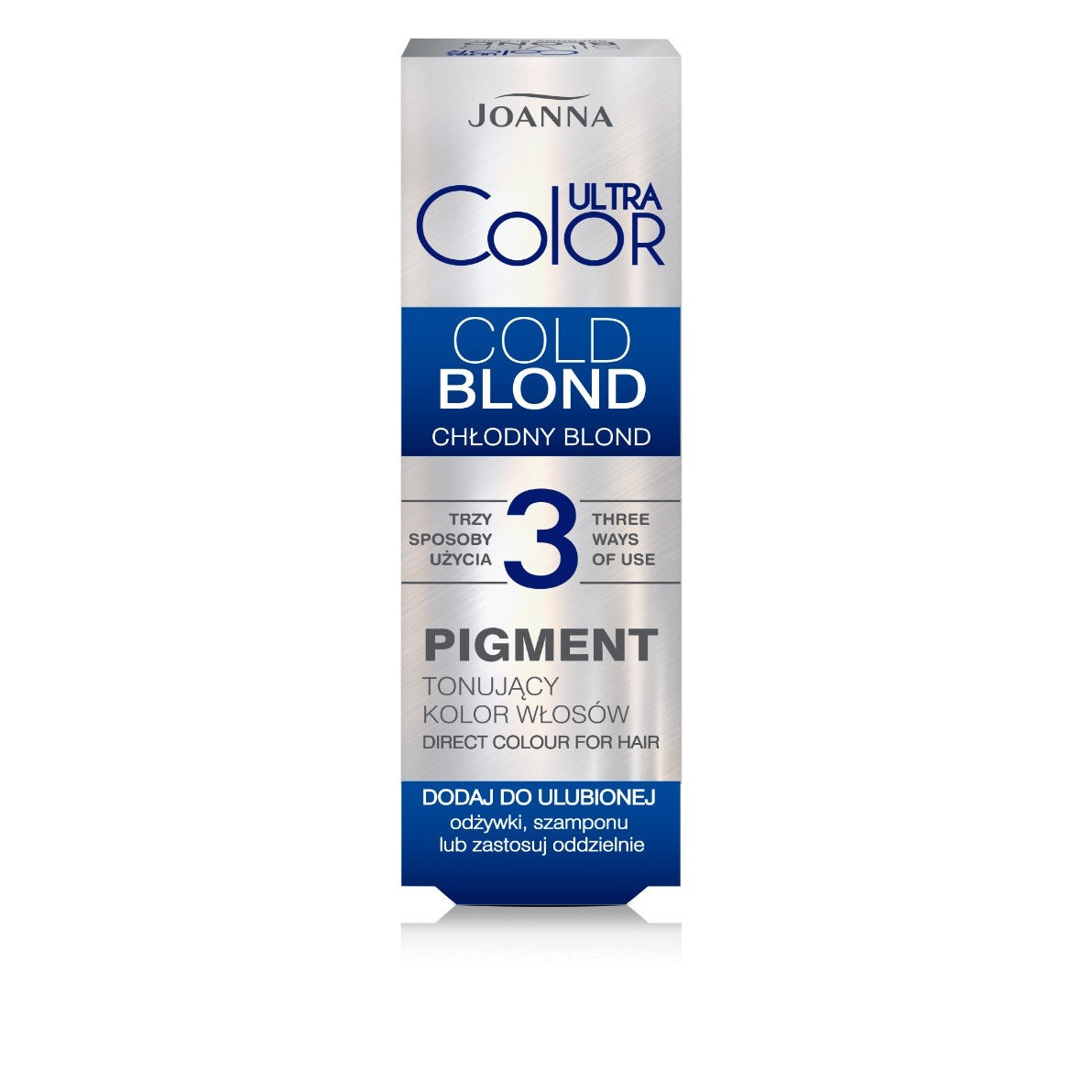 JOANNA Ultra Color Pigment tonuojantis plaukų spalva - šaltas blondinas 100 ml