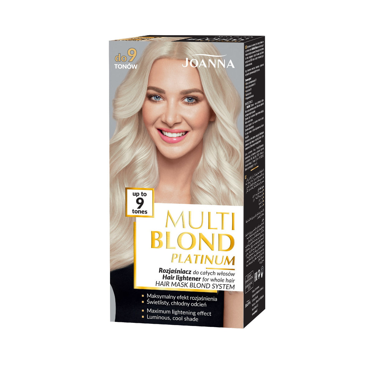 JOANNA Multi Blond Platinum Plaukų balinimo priemonė iki 9 tonų