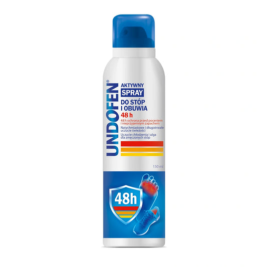 UNDOFEN Aktyvus purškiklis pėdoms ir avalynei 48H 150 ml