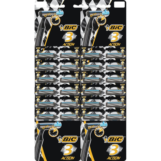 Bic skutimosi peiliukai BIC 3 Action 24 vnt.