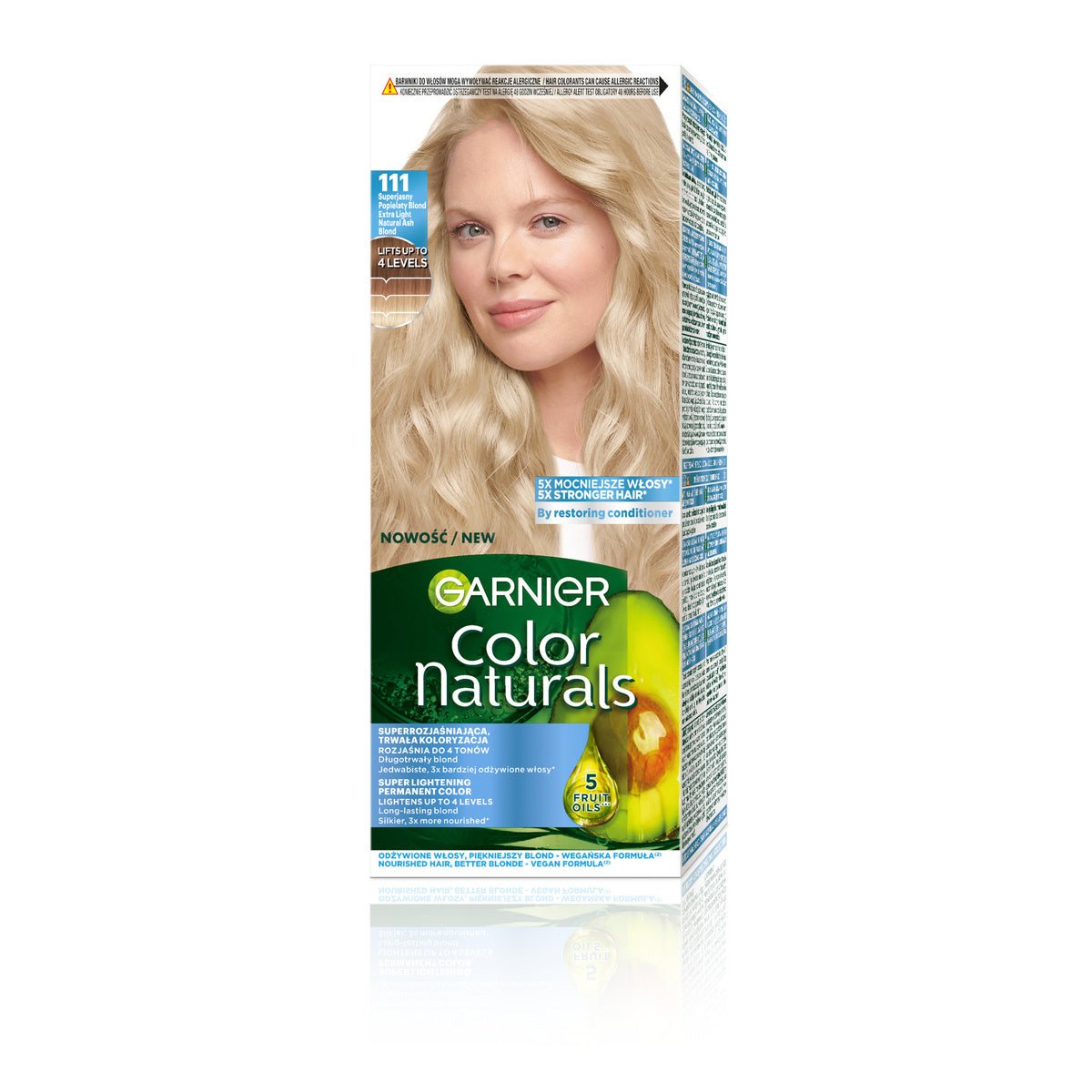 GARNIER Color Naturals Kremas koloryzujący nr 111 - Superšviesus Pelenų Blondinas