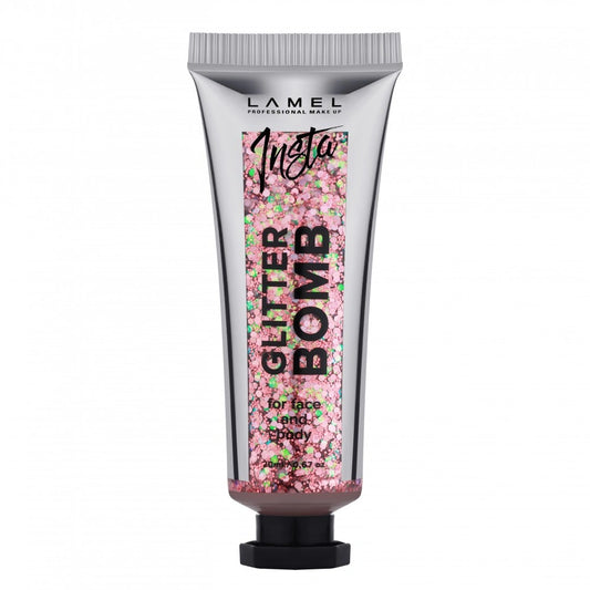 LAMEL Insta Brokatas geliu Glitter Bomb veidui ir kūnui nr 403 20ml