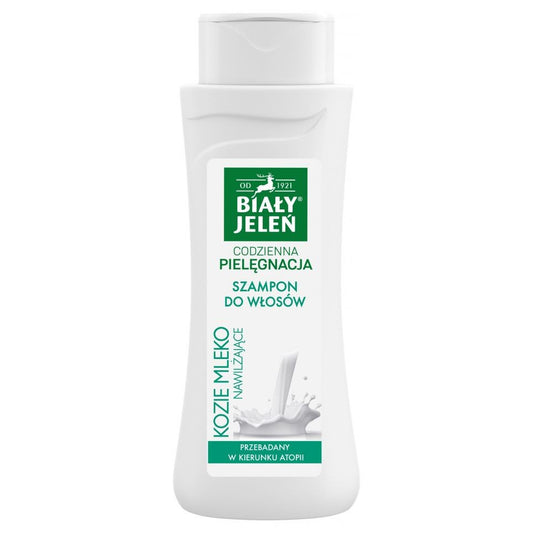 BIAŁY JELEŃ Hipoalerginis šampūnas su ožkų pienu 300 ml