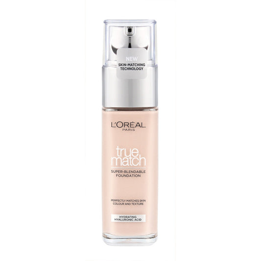LOREAL True Match Skystas makiažo pagrindas 0.5 R/0.5 C Rose Porcelain 30 ml