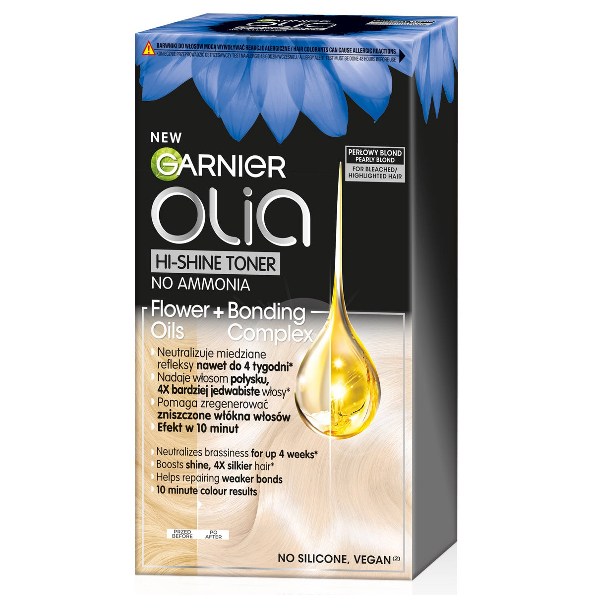 GARNIER Olia Hi-Shine Toner plaukams blond - Perlų Blond