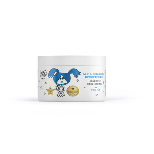 HISKIN Crazy Hair Galaretka plaukų laminavimui niskoporowatych - Miško vaisiai 300 ml