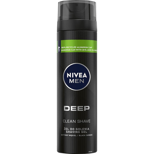NIVEA MEN Gilėsių valymo skutimosi gelis 200 ml