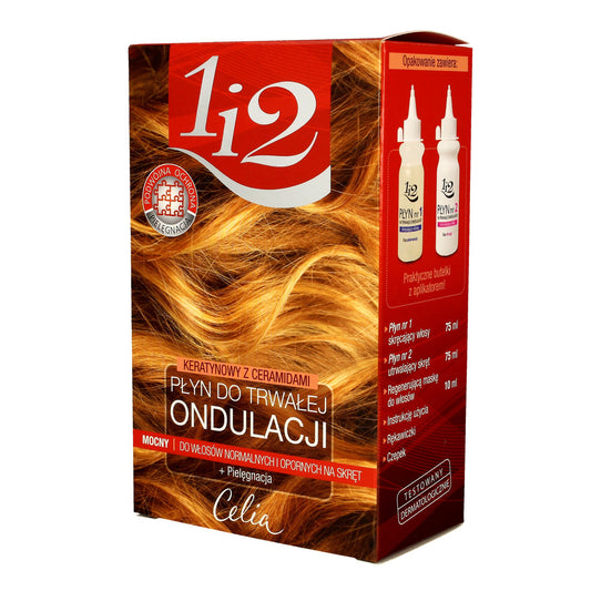 Celia Plaukų 1i2 Keratino ir Ceramidų stiprus trijų bangų skystis