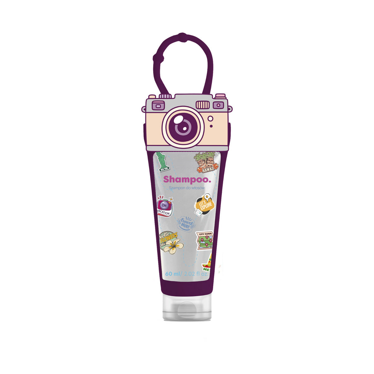 HISKIN Kelioninis šampūnas plaukams 60 ml