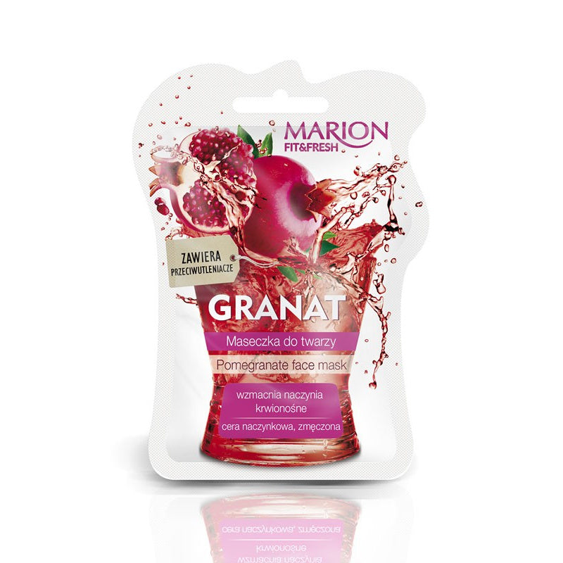 MARION Fit & Fresh Veido kaukė - Granatas 7.5 ml