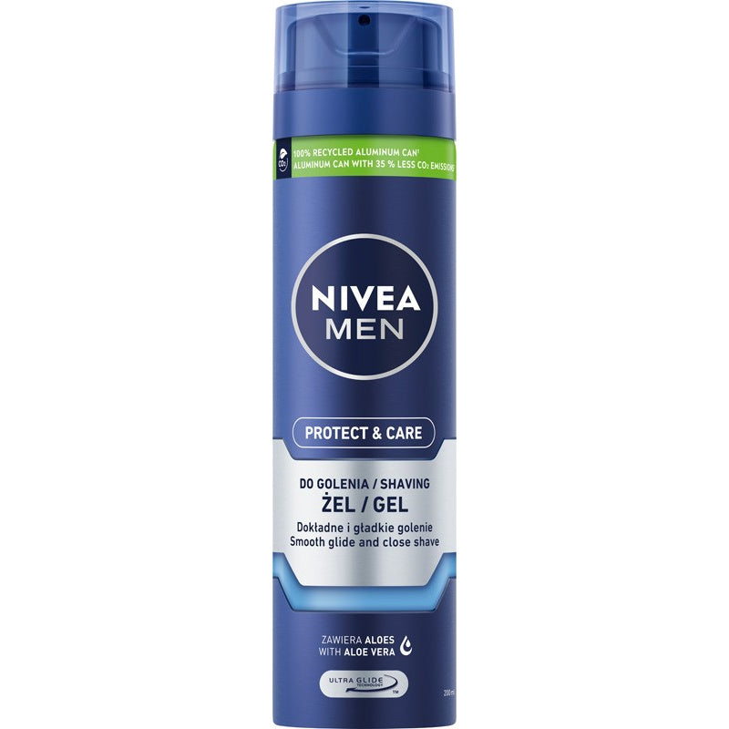 NIVEA MEN Apsauginis skutimosi gelis Protect & Care 200 ml