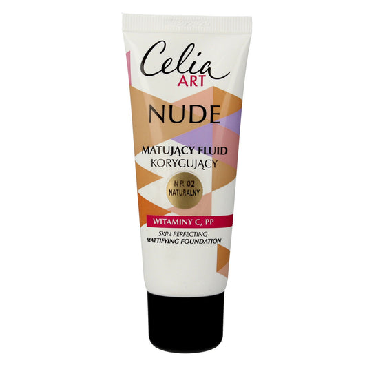 Celia Art Nude Matavimo Fluidas koreguojantis nr 02 natūralus 30ml