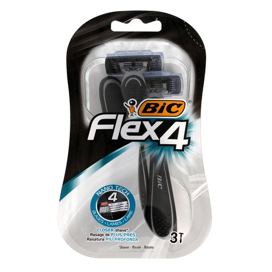 BIC Skustuvas Flex 4 1op.- 3 vnt.