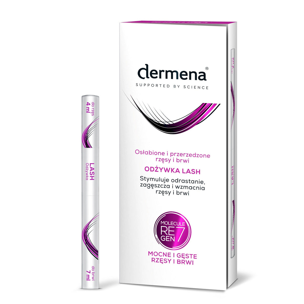 Dermena Lash Care Stiprinanti blakstienų ir antakių augimą 7ml+4ml