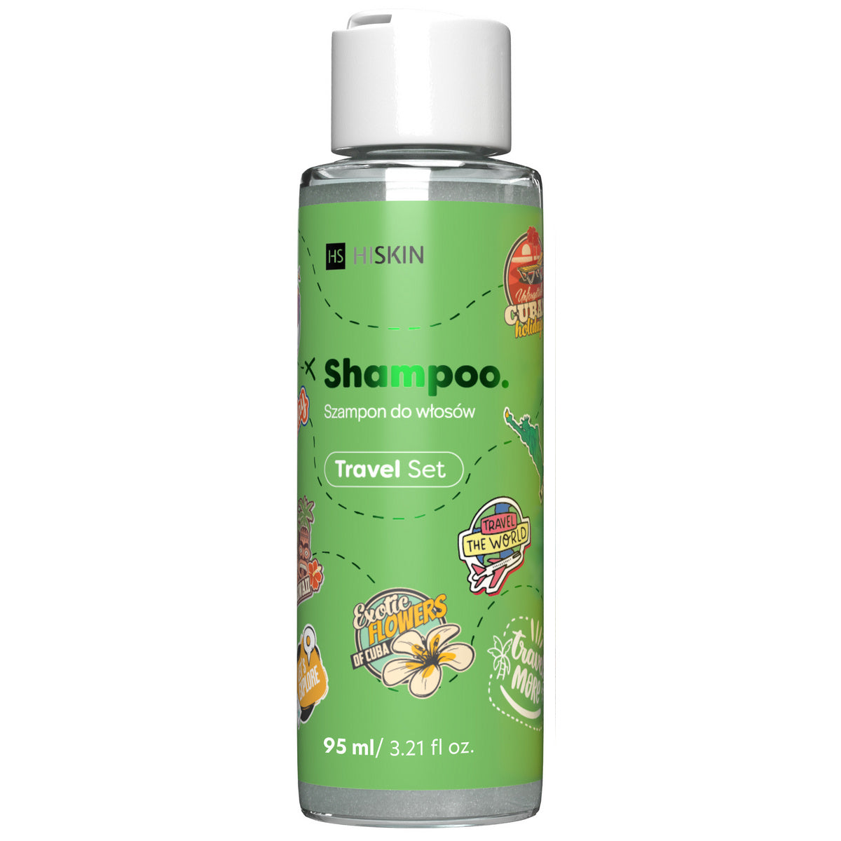 HISKIN Kelioninis rinkinys Šampūnas plaukams 95 ml