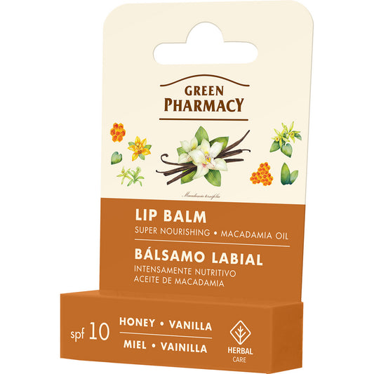 GREEN PHARMACY Lūpų balzamas Medus ir Vanilė 3,6 g