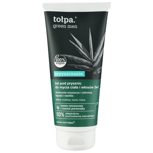 TOŁPA Green Dušo ir plaukų gelis 2in1 - valantis 200 ml