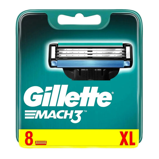 GILLETTE Mach3 Keičiamieji peiliukai vyrams 1 pakuotė - 8 vnt.
