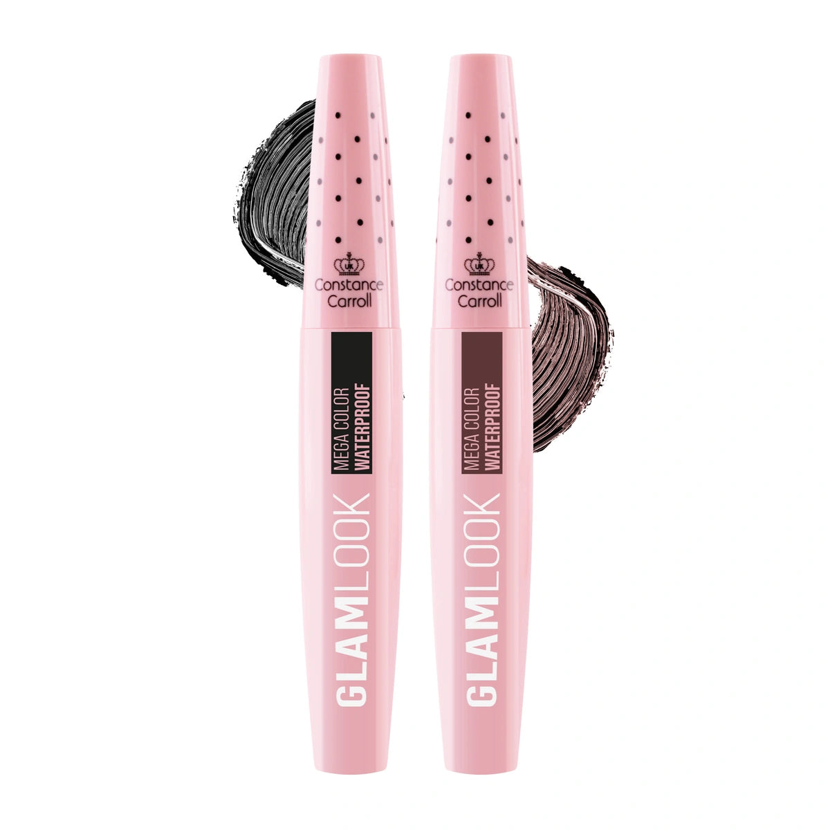 CONSTANCE CARROLL Duopak blakstienų tušas Glamlook black + brown
