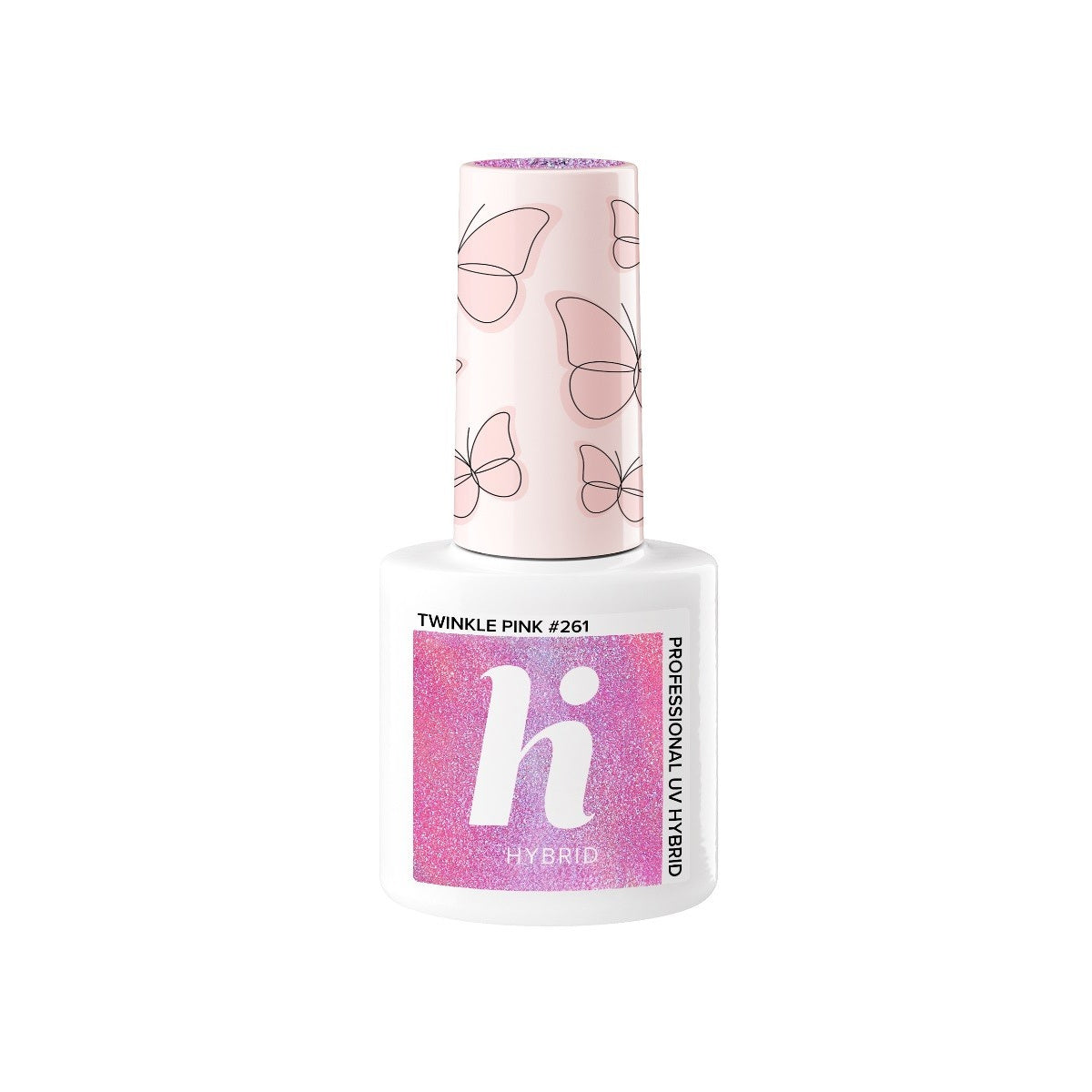 HI HYBRID Hibridinis lakas Butterfly #261 Twinkle Pink 5ml