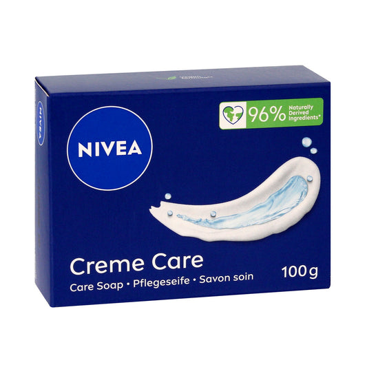 NIVEA Care Soap Drėkinantis muilas plytelėje su migdolų pieneliu 100 g