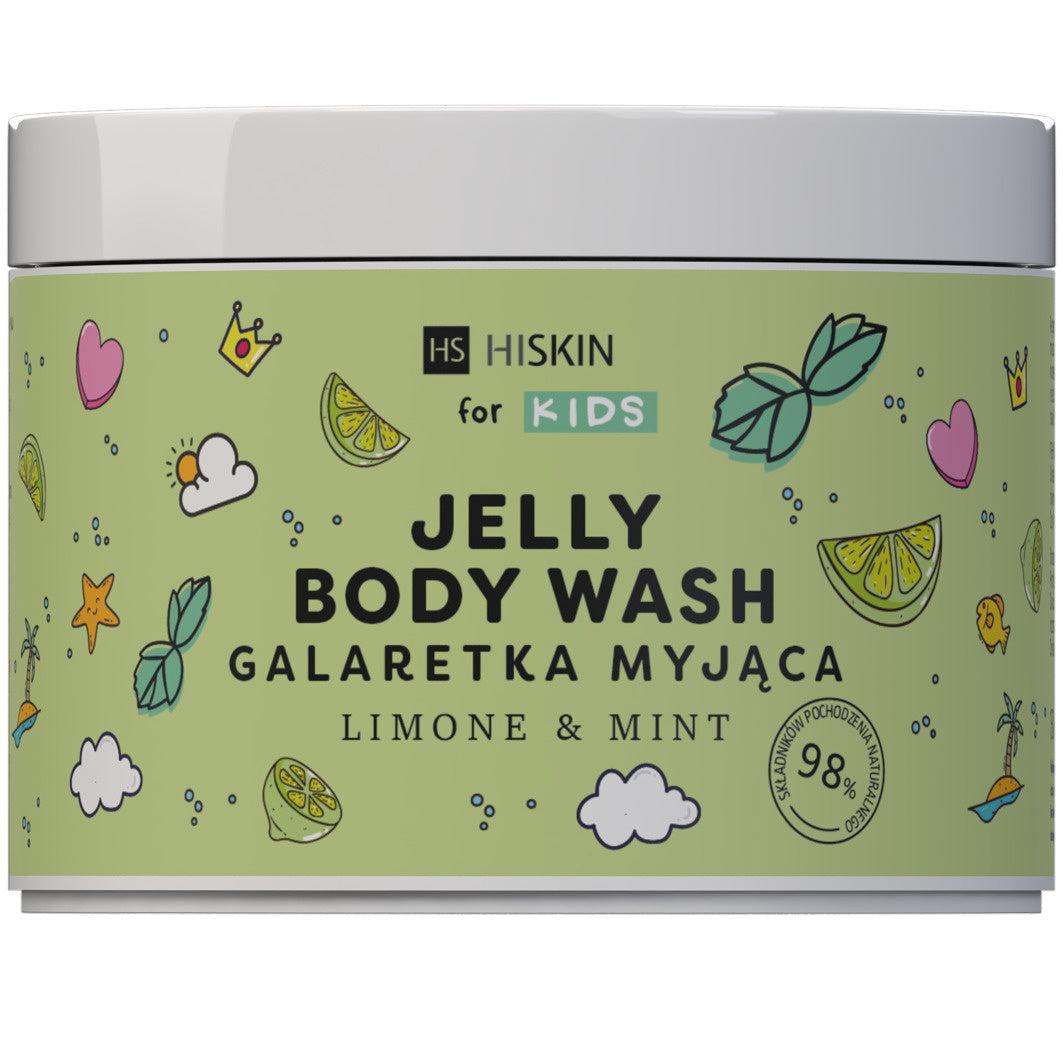 HISKIN vaikams Gelė plovimui Limone & Mint 150 ml