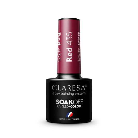 CLARESA Hibridinis lakas Raudonas nr. 435 5g