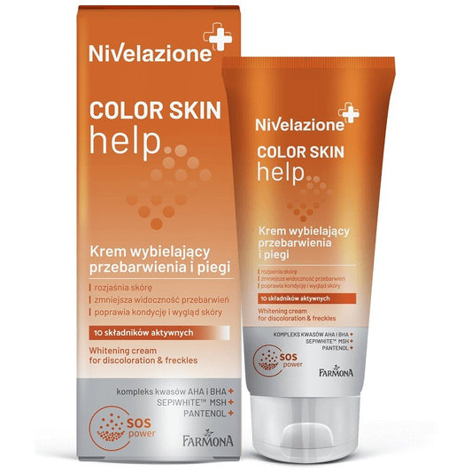 NIVELAZIONE Color Skin Help Kremas, balinantis pigmentacijos dėmes ir strazdanas 50 ml