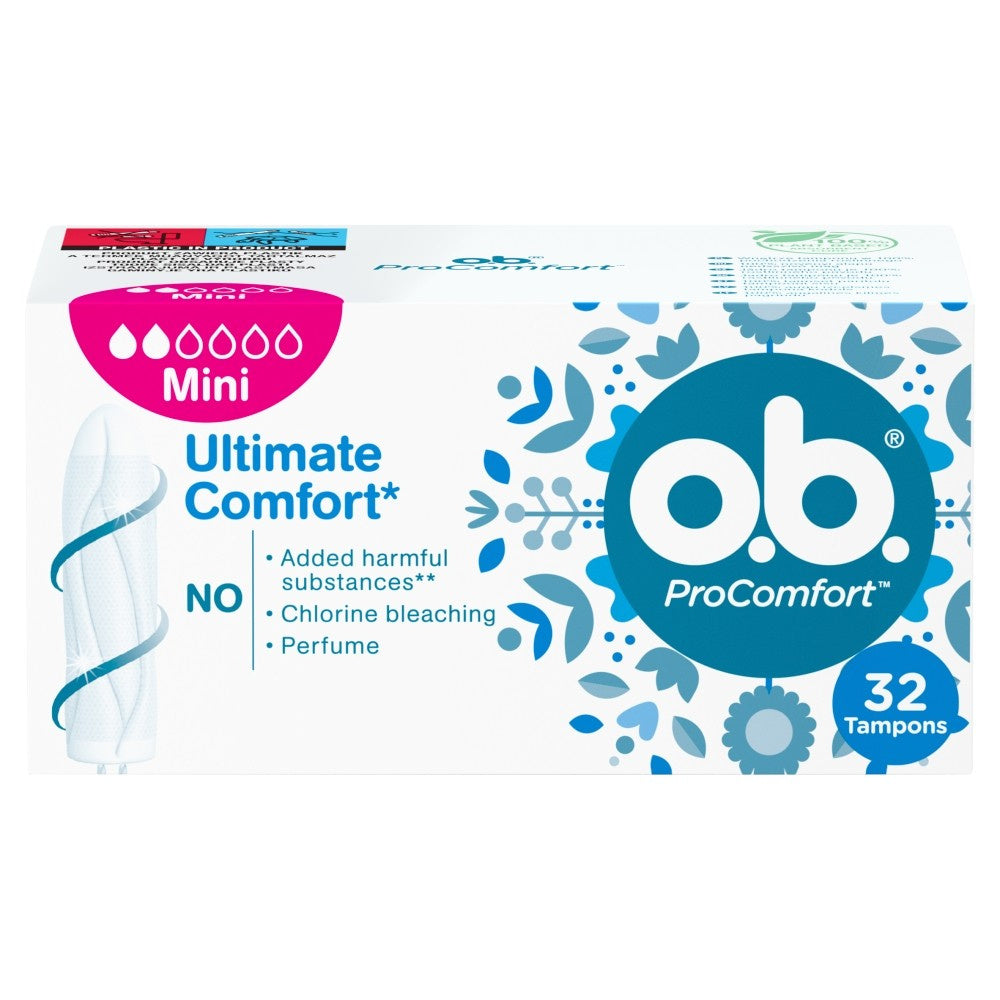 O.B.ProComfort Ultimate Mini komfortiniai tamponai 1op.- 32vnt